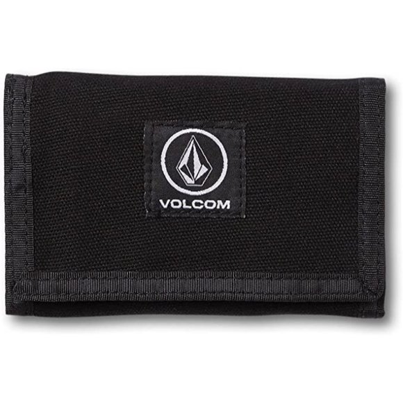 Volcom Men's Box Stone Black Trifold Wallet - New - Picture 2 of 4